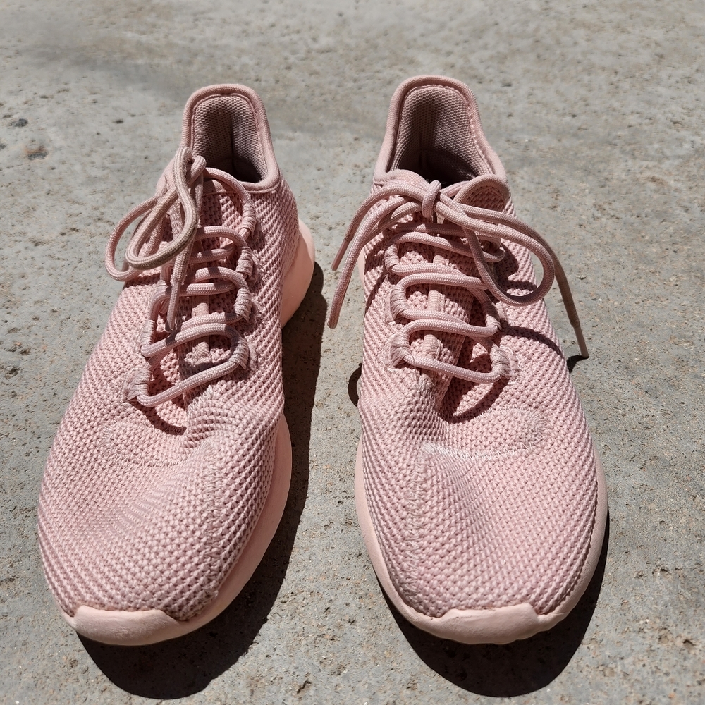 Women's size 7 pink Adidas shoes